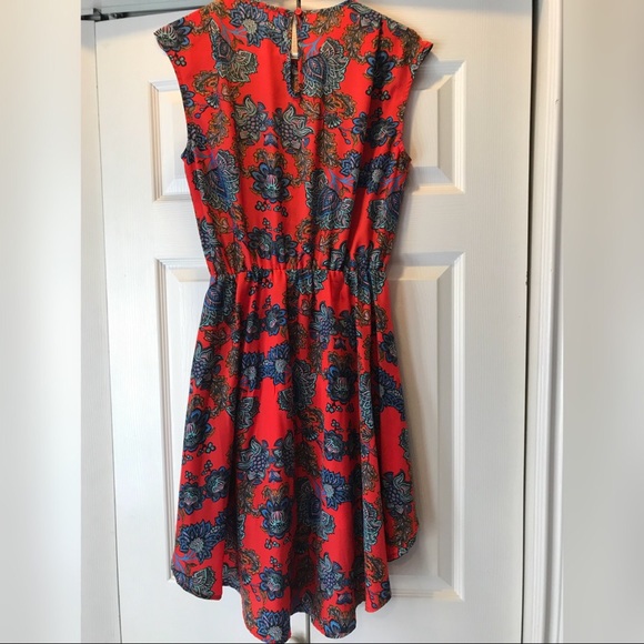 Collective Concepts red paisley dress - Picture 3 of 4